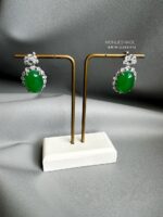 Er1912250012 - Oval Shine Jade Earring