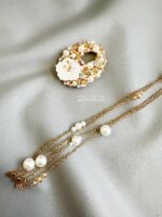 BC171225002 - Opal Sling Brooch - Image 3