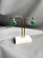 ER1912250018 - Oval Topaz Jade Earring