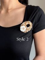 BC171225002 - Opal Sling Brooch - Image 4