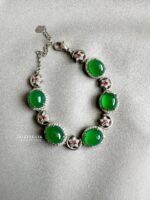 1912250014 - Oval Topaz Jade Bracelet