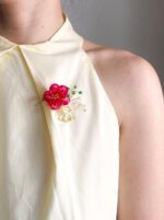 BC220126009 - Handmade Flower Brooch - Image 2