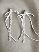 ER030126001 - Elise Ribbon Drop Earrings - Image 2