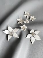 HC140126006 - Set Snow Flowers Haircomb