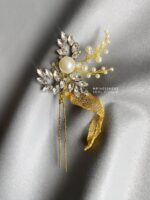 HP140126002 - Celestia Gold Hairpins