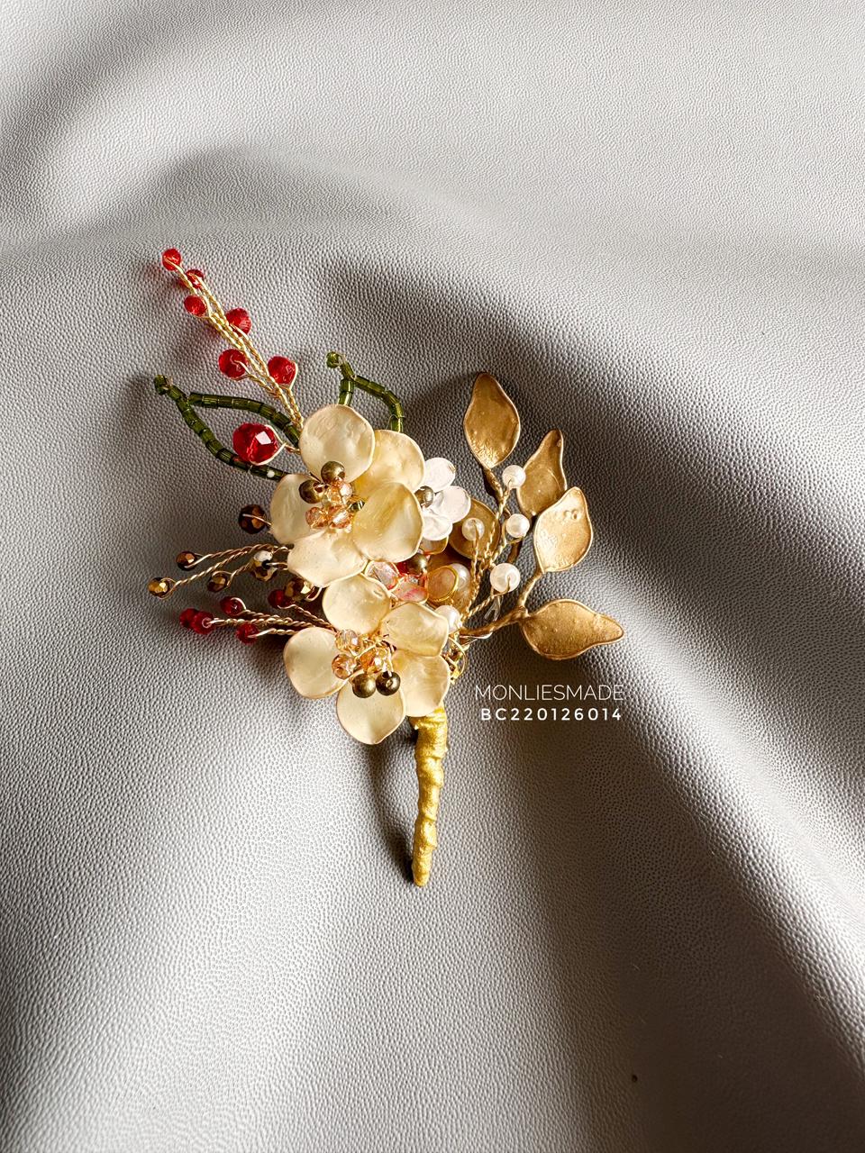 WhatsApp Image 2026-01-22 at 14.49.54 (7) BC220126014 - Handmade Flower Brooch - Image 1