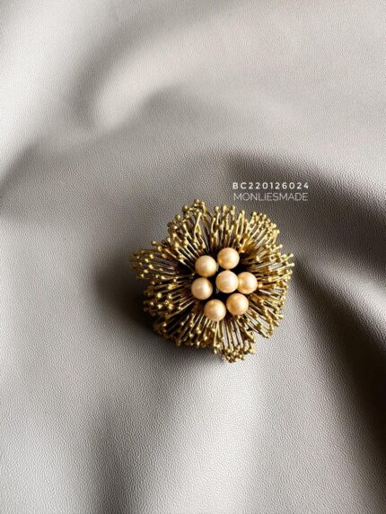 BC220126024 - Flower Gold Brooch