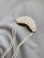 HC100226001 - Handmade Long Pearl Haircomb