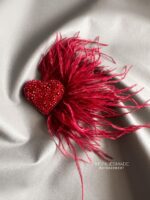 BC130226001 - Eternal Feather Love Brooch - Image 2