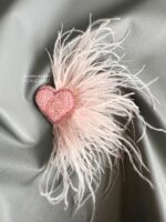 BC130226001 - Eternal Feather Love Brooch - Image 4
