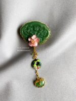 BC160226001 - Jade Brooch With Tassle