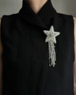 BC260226003 - Beading Star Brooch With Tussle - Image 3