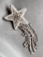 BC260226003 - Beading Star Brooch With Tussle