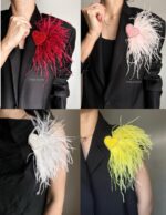 BC130226001 - Eternal Feather Love Brooch