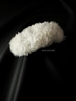 HC010326001 - Handmade Fabric Flower Haircomb - Image 2