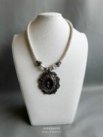 100326002 - VIORA Black Diamond Necklace