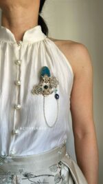 BC110726003-Ocean Bloom Jade Brooch