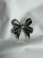 BC18810 - Handmade Bead Brooch - Bronze - Image 3