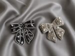 BC100726 – Diamond Bow Brooch