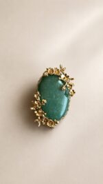 BC230726001 - Jade Green Brooch