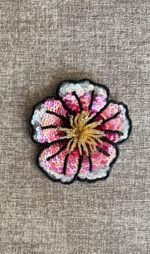 BC310726001 - FUCHSIA BLOOM BROOCH