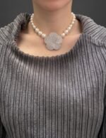 Silver Pearl Necklace NC030926 - Image 3