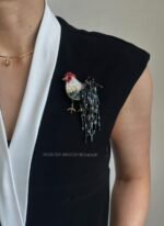 Rooster Brooch BG040926