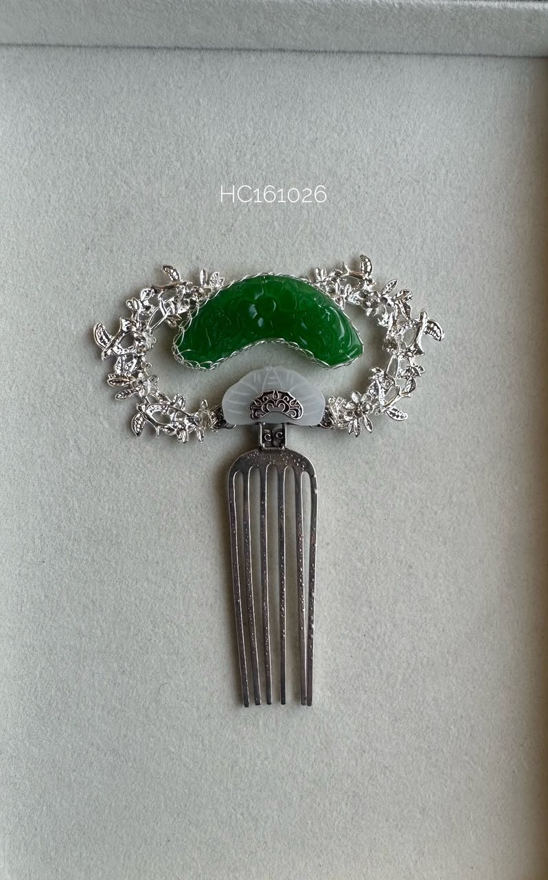 BC17092601 HC161026 - Emerald Moon Haircomb - Image 1