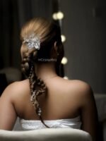 HC23092603 - Silver Flower Pearl Drape - Image 3