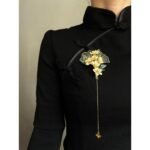 BC050326002 - Flowers Ginko Brooches - Nude - Image 3