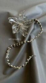 HC23092603 - Silver Flower Pearl Drape