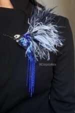 BC05102601 - Blue Bird Brooch - Image 2