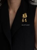 BC27102601 - Mini Abstract Brooch - Image 3