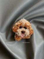 281026 - Mocca Cinnamon Doggy Brooch - Image 2