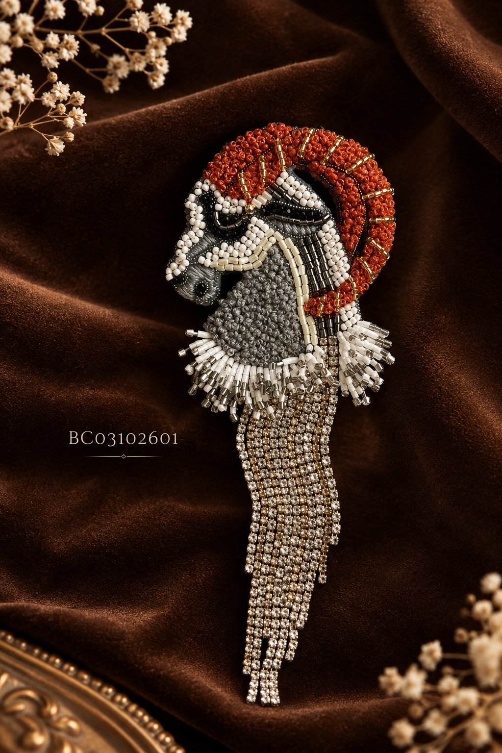 eye6 BC03102601 - Lucky goat brooch - Image 1